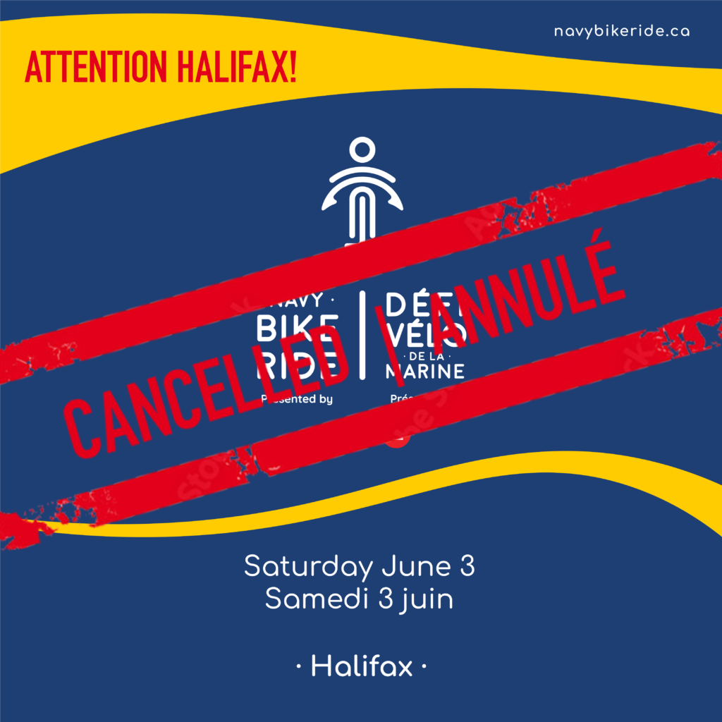 Halifax Navy Bike Ride 2023 cancelled due to wildfires | Halifax Défi Vélo de la Marine annulé en raison des incendies de forêt